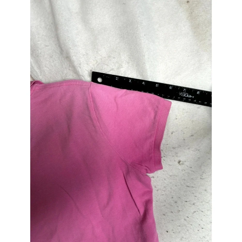 Ralph Lauren The Skinny Polo Shirt Men's Large Pink Golf Performance Pony Logo